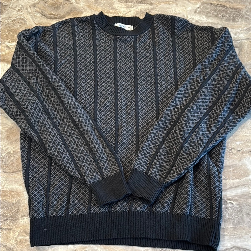 Gray chunky sweater